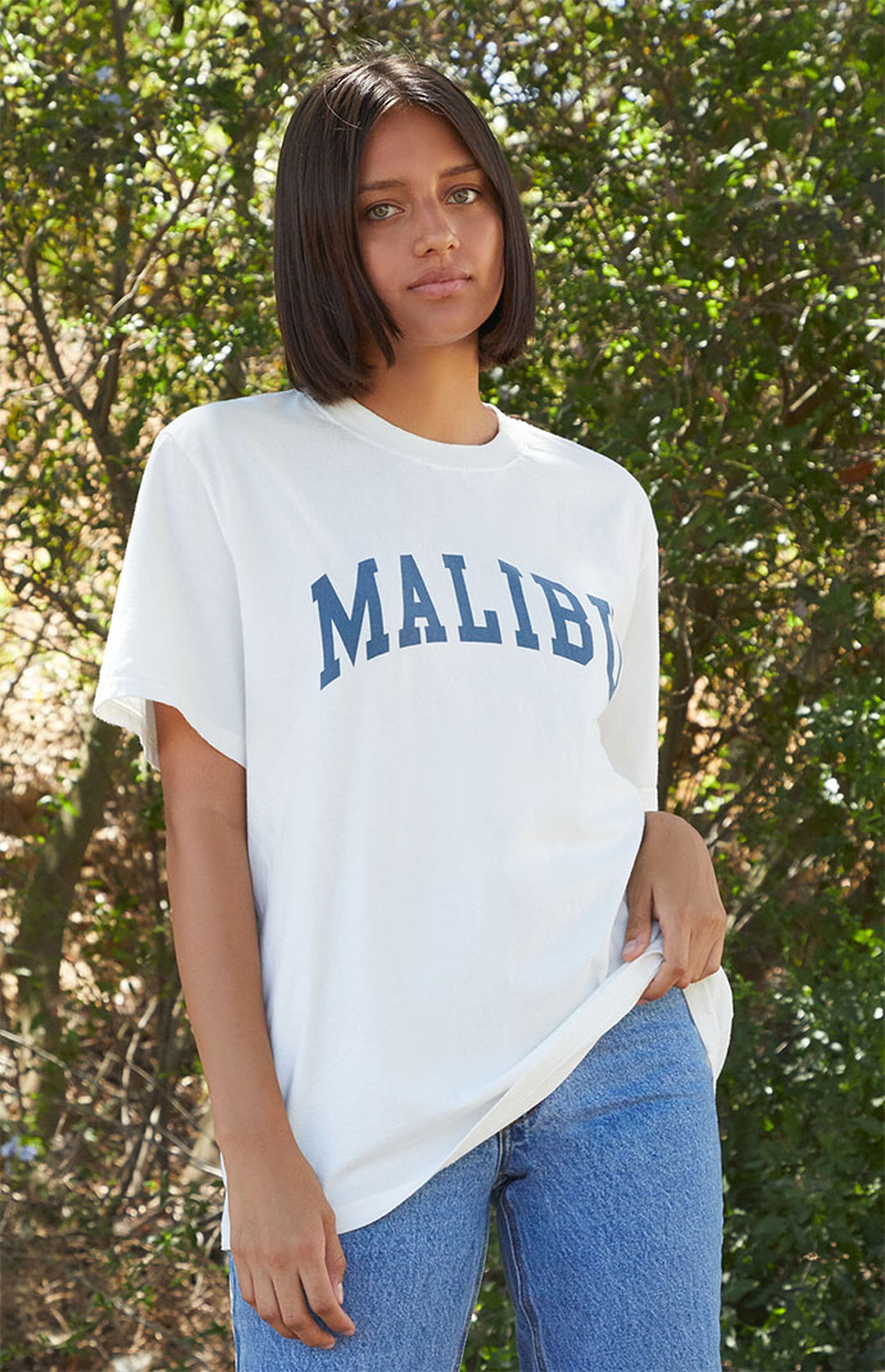 John Galt White Malibu T-Shirt | PacSun