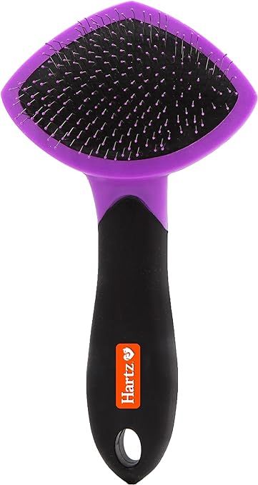 HARTZ, Groomer's Best Small Slicker Brush for Cats and Small Dogs, Black/Violet, 1 Count | Amazon (US)