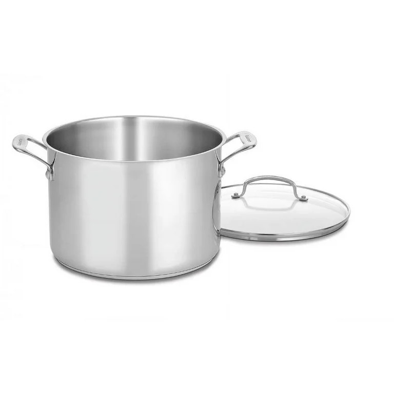 Cuisinart Chef'S Classic Stainless Steel 10 Qt. Stockpot W/Glass Cover | Walmart (US)