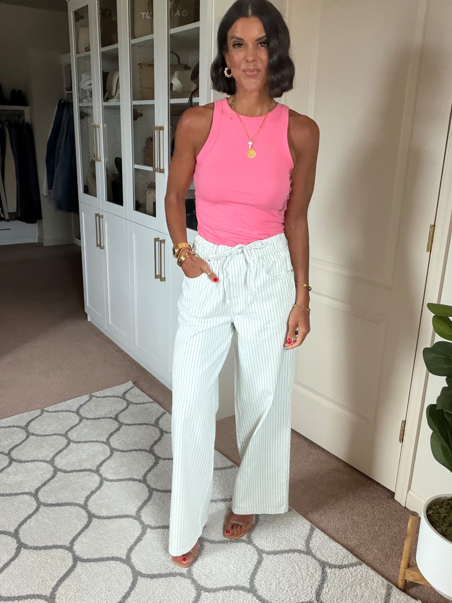 Love these Walmart pull on pants! Size xs (run big, would size down if I could)
Size xs in tanks 

#LTKgrwm #LTKSeasonal #LTKmomlife