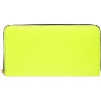 Comme des Garçons SA0111SF Super Fluo Zip Wallet in Yellow | END. Clothing | End Clothing (US & RoW)