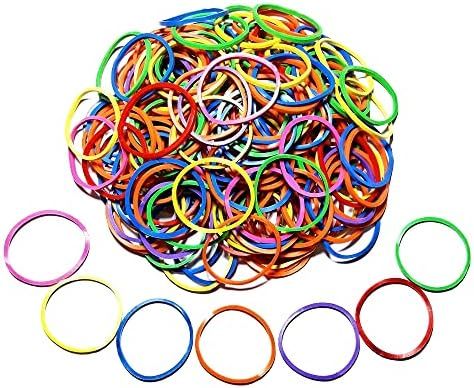 200 Pcs 2.5cm 1" Small Rubber Bands Bulk Elastic Wide Money Rubber Bands Stationery Holder Thermo... | Amazon (US)