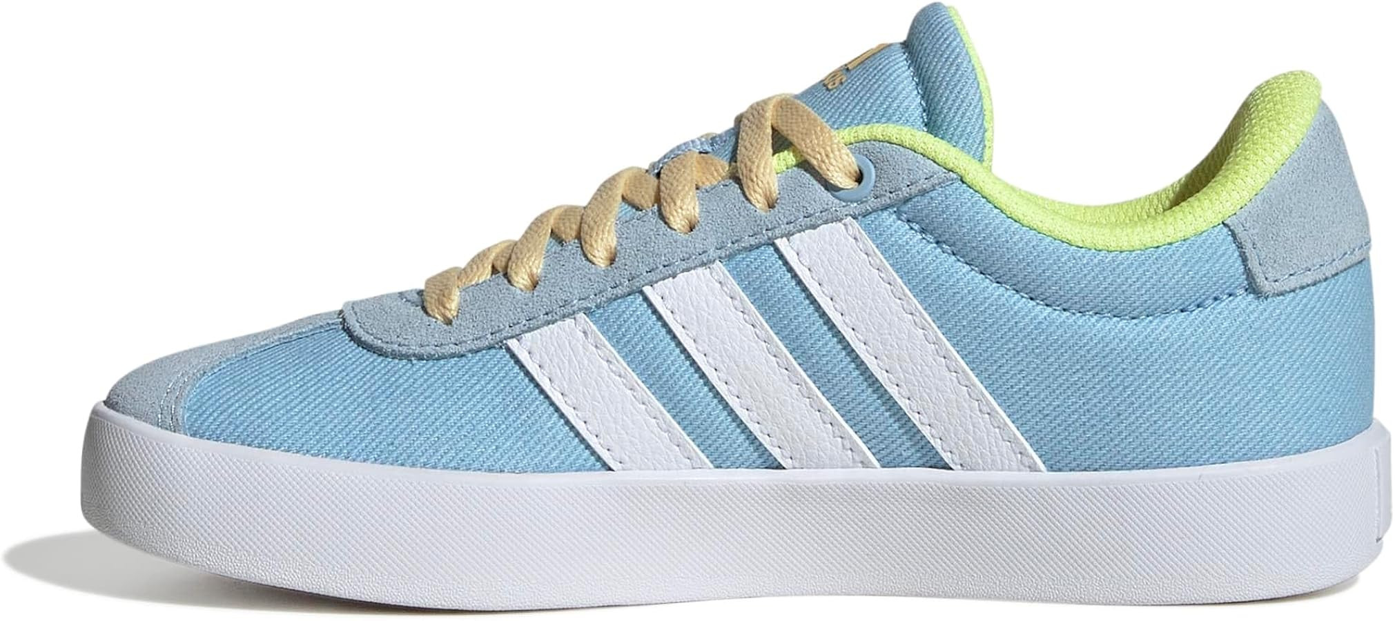 Adidas Unisex-Kids VL Court 3.0, Clear Sky/White/Yellow, 12 | Amazon (US)