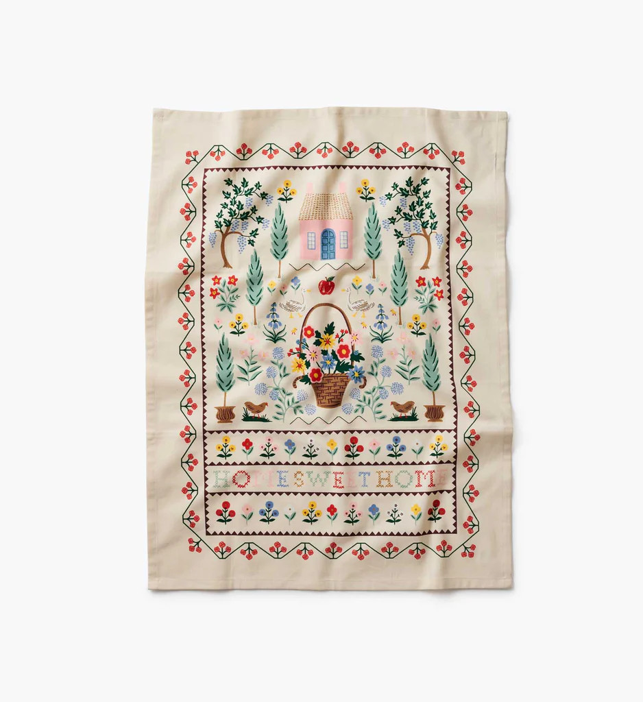 Tea Towel - Home Sweet Home | Rifle Paper Co.