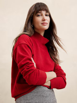 Perfectly Soft Turtleneck Sweater | Banana Republic Factory