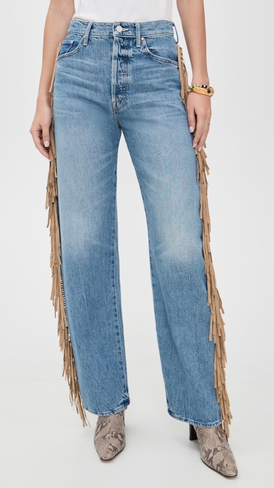 The viral MOTHER fringe jeans are back in stock! Perfect for a western chic look 🤠 

#LTKSeasonal