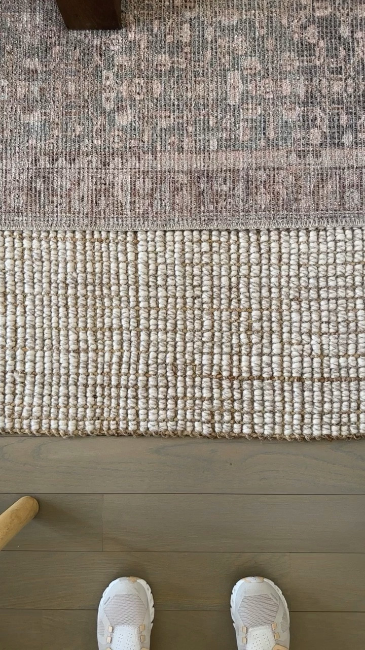 Chatting living room rugs cause both on sale NOW!!! We’ve had this base rug for 6 years and still love it!! Super soft and vacuum weekly with my Dyson and have no issues with shedding!! The top rug is so pretty and 30% off, color is sage bark! I layered a 10x14 with a 6x9.

#livingroom

#LTKsalealert #LTKhome #LTKSeasonal