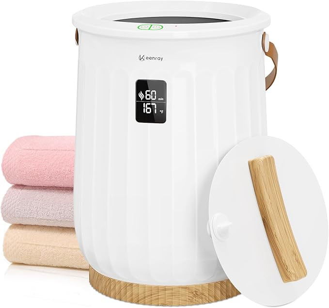 Keenray Towel Warmer Bucket, Luxury Hot Towel Warmer with LED Display, Child Safety Lock, Heat Ti... | Amazon (US)