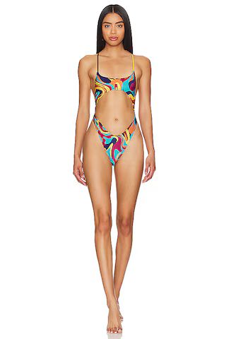 Agua Bendita x Tropic of C Tamara One Piece in Multi from Revolve.com | Revolve Clothing (Global)