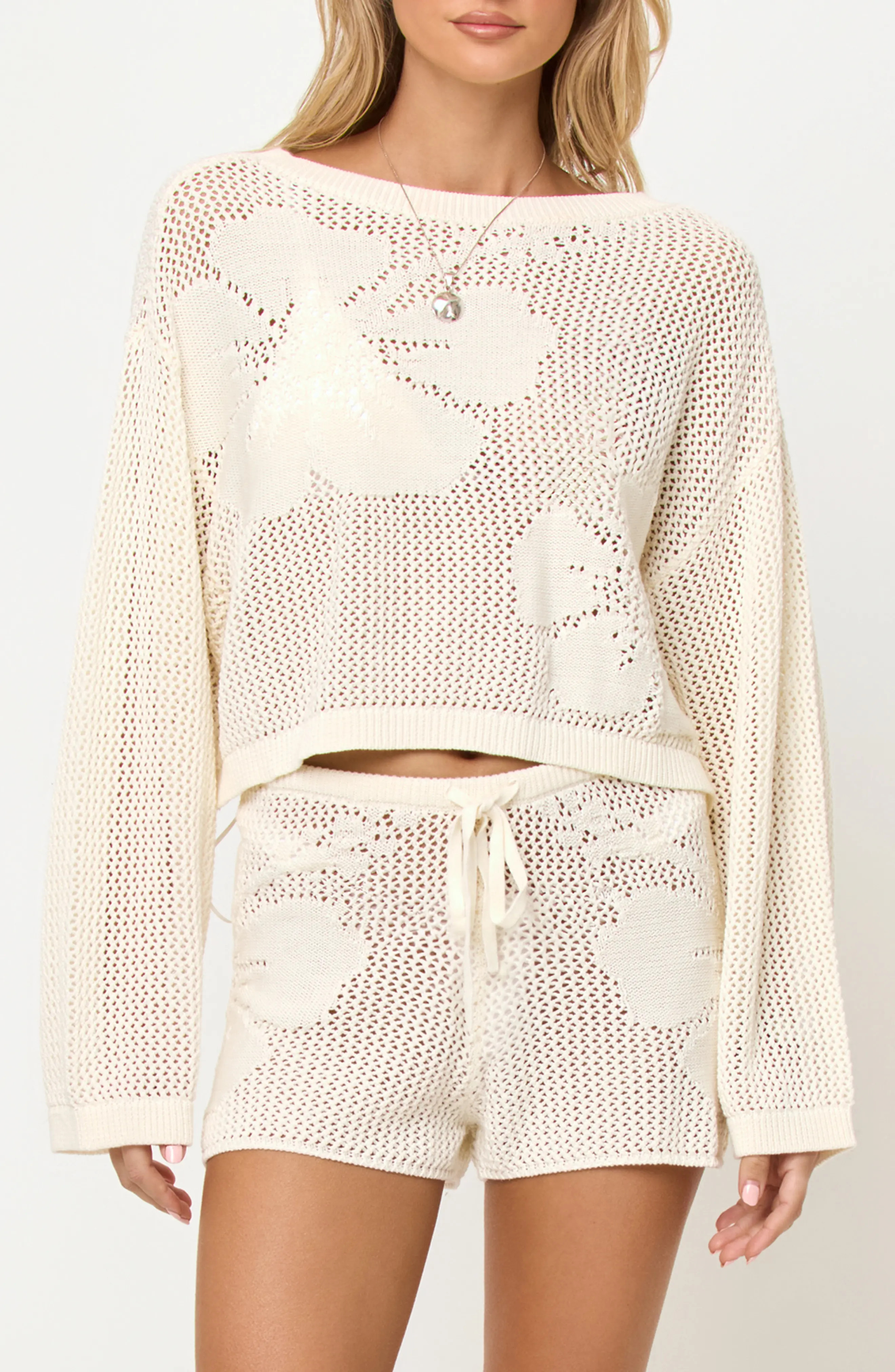 LSPACE Island Time Open Stitch Cover-Up Sweater (Women) | Nordstrom | Nordstrom