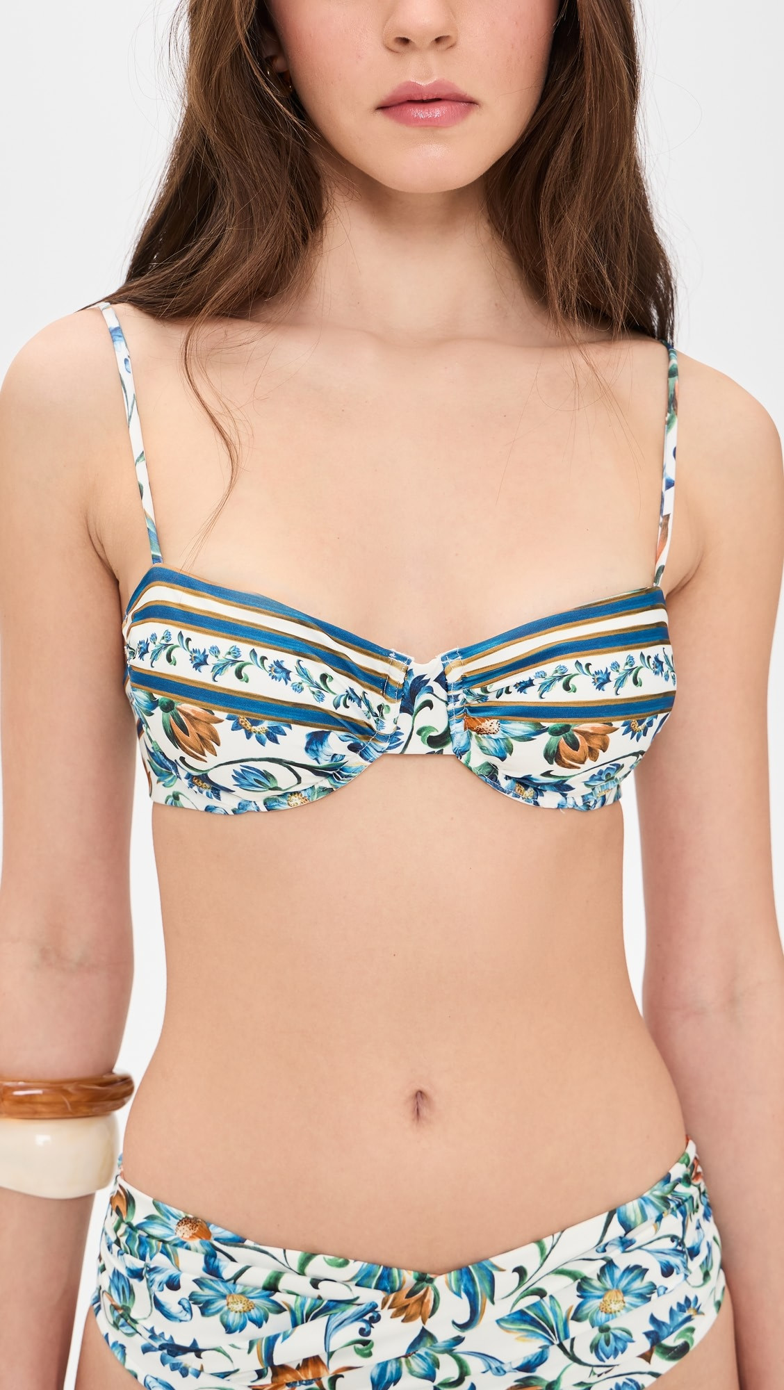 Flora Tile Under Wire Bikini Top | Shopbop