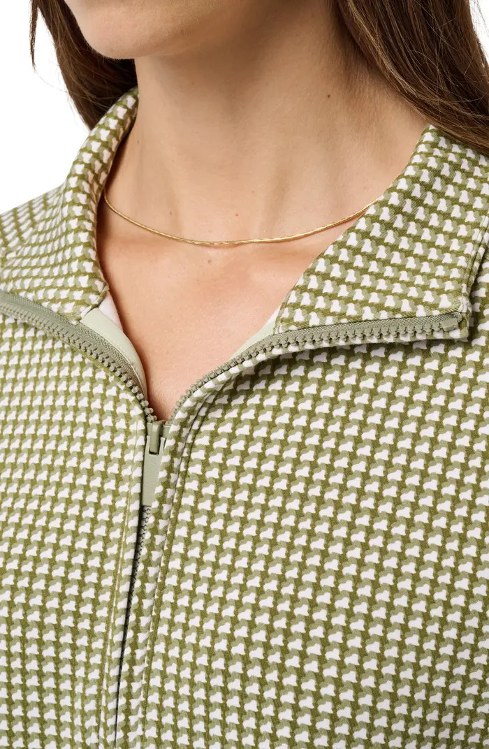 Skyloft Printed Quarter Zip Sweatshirt | Nordstrom