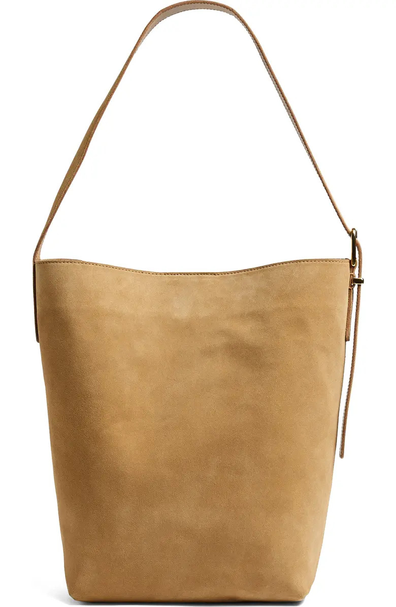 Essentials Suede Bucket Bag | Nordstrom