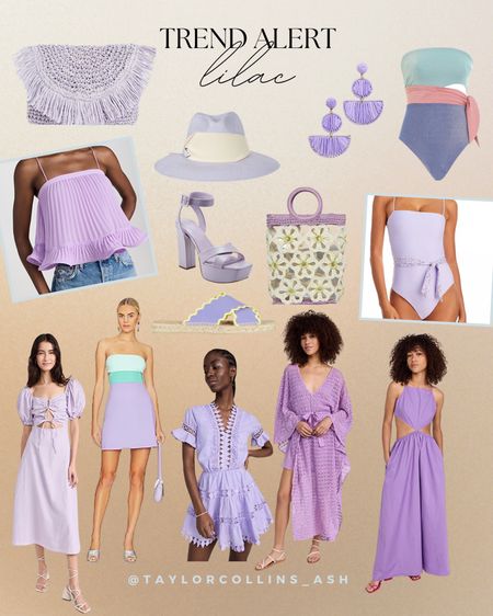 Loving all things lavender lately! Seen this hue everywhere and I’m all about it for spring, wedding guest dresses, & vacation looks. 

#LTKstyletip #LTKFind #LTKswim