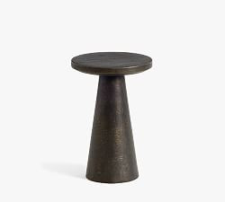 Avila Metal Round Outdoor Accent Table (12"-32") | Pottery Barn (US)