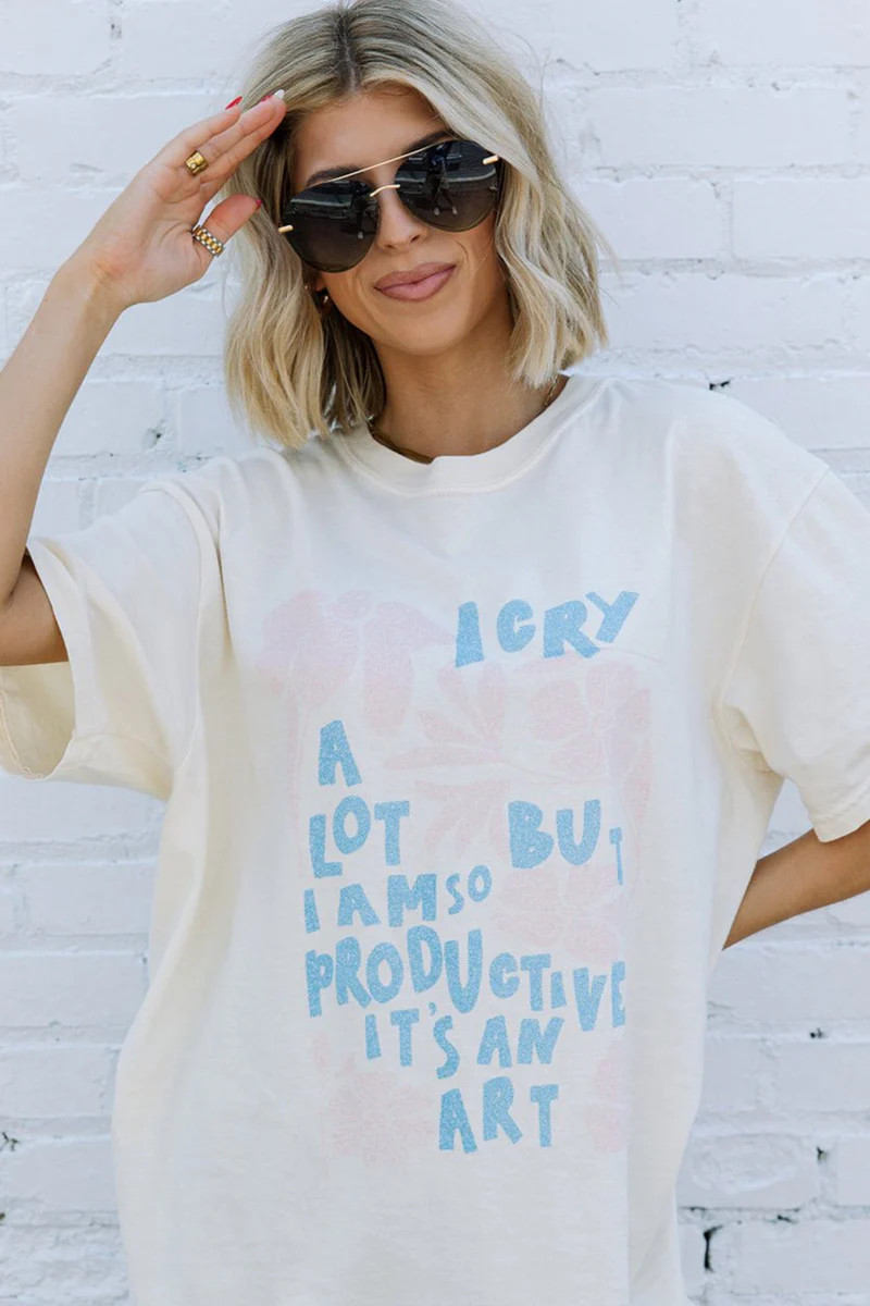 I Cry A Lot Tee - Girl Tribe Co. | Girl Tribe Co.