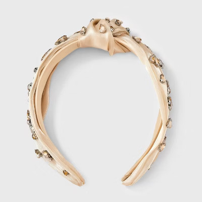 Top Knot Gemstone Headband - A New Day™ | Target