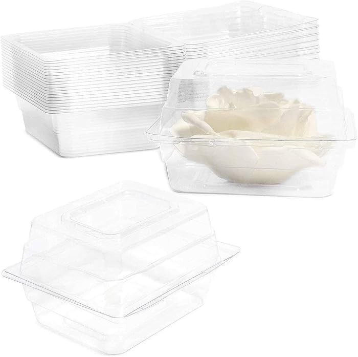 Bright Creations Corsage Boxes - 20-Pack, 4.9 x 4.1 x 3 In Clear Plastic - Plastic Holder & Bouto... | Amazon (US)