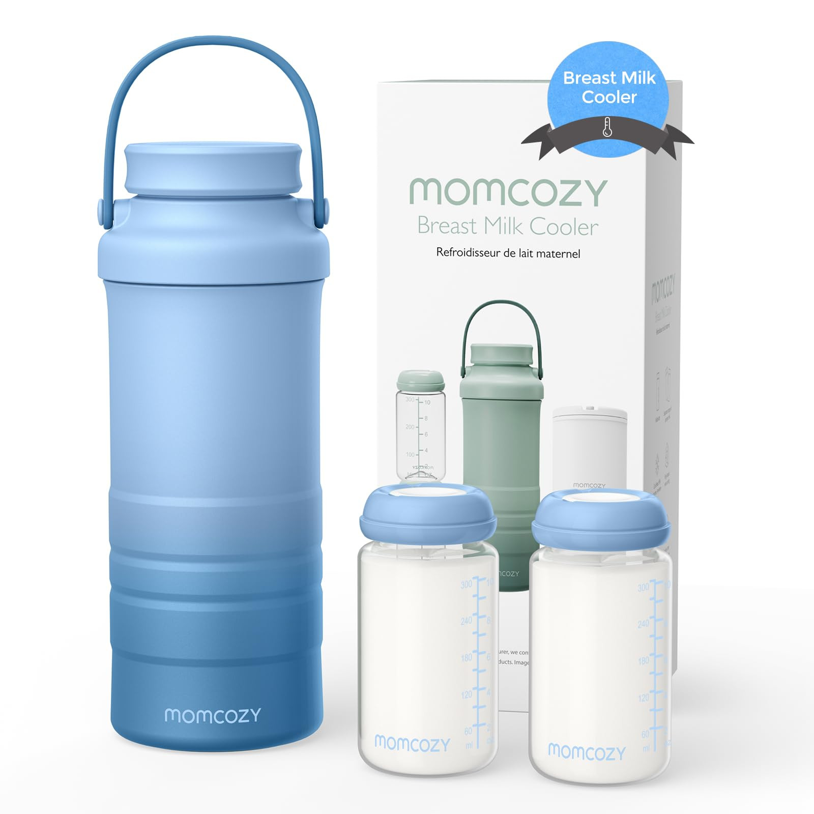 Momcozy 22oz Portable Breast Milk Cooler for Outdoor, Life Saver with 360° Total Cooling for 24 ... | Amazon (US)