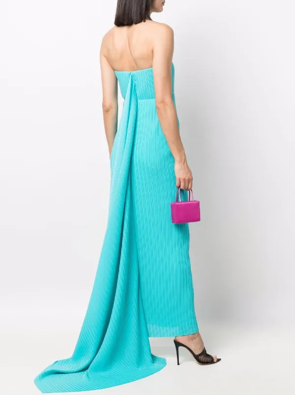Harlee strapless draped gown | Farfetch Global