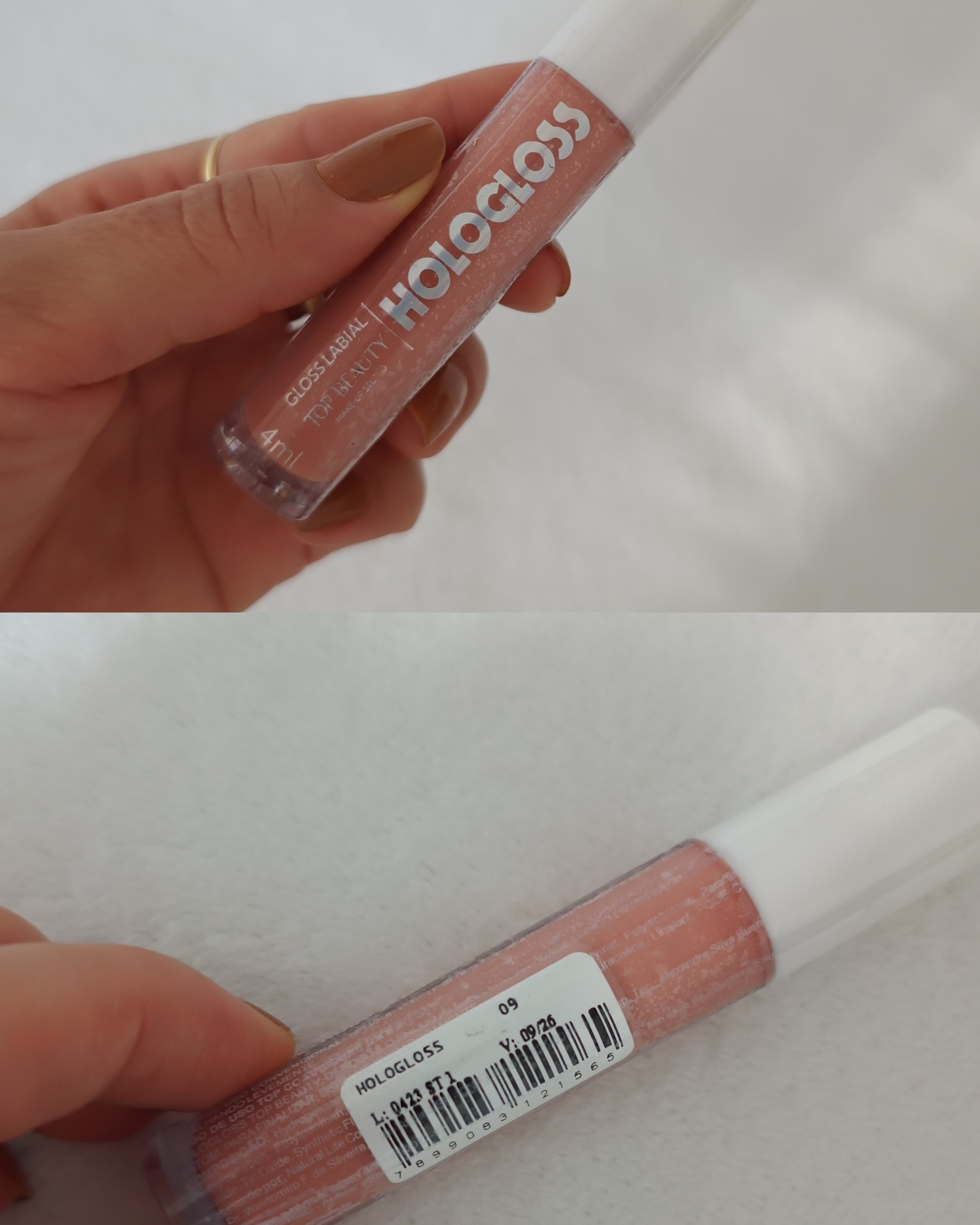 Gloss cor de pêssego.

#LTKbeauty #LTKbrasil