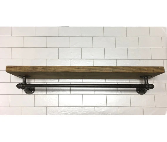 Extra Long Rustic 9.25 Depth Laundry Room Rack Drying | Etsy | Etsy (US)