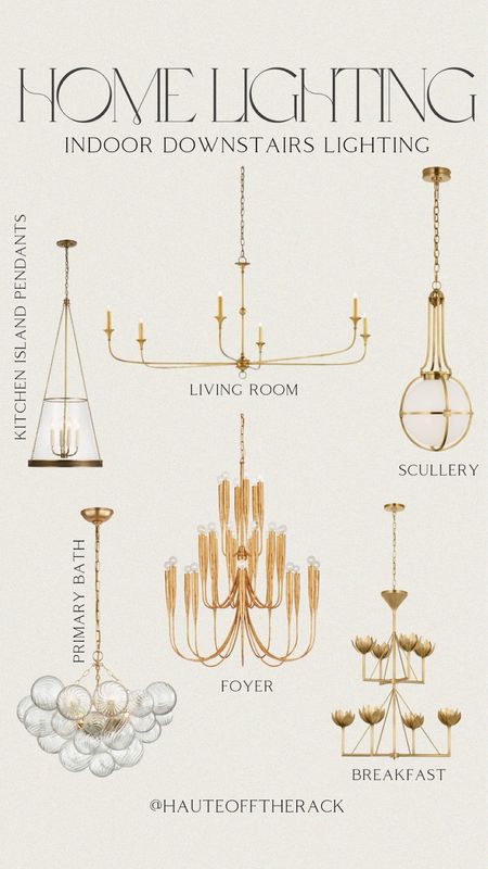 These are some the light pendants and chandeliers that we chose for our house. #visualcomfort #lighting #homedecor #interiordesign #homedesign #amazonfinds #lowes #ltkhome
