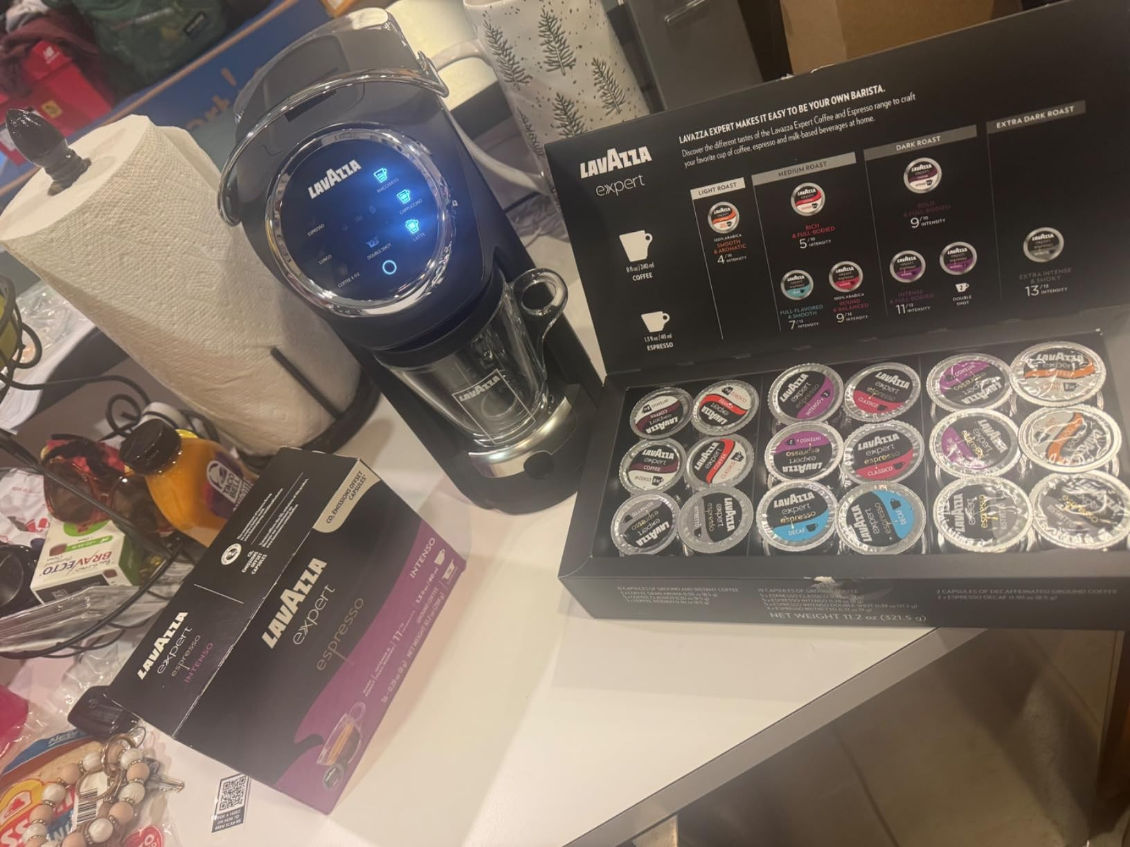 Lavazza Expert Espresso Intenso Double Shot Capsules, Dark Roast, Arabica and Robusta Blend, Comp... | Amazon (US)