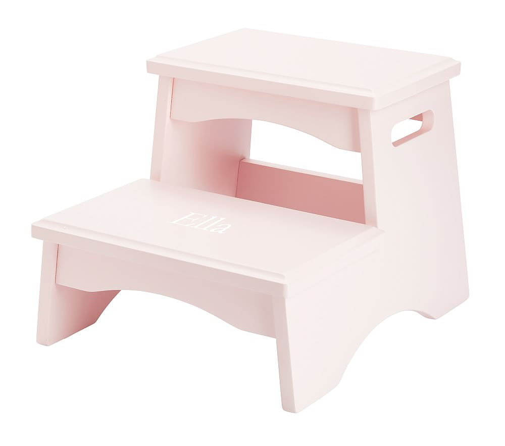 Open Box: Step Stool, Two Step, Blush | Pottery Barn Kids