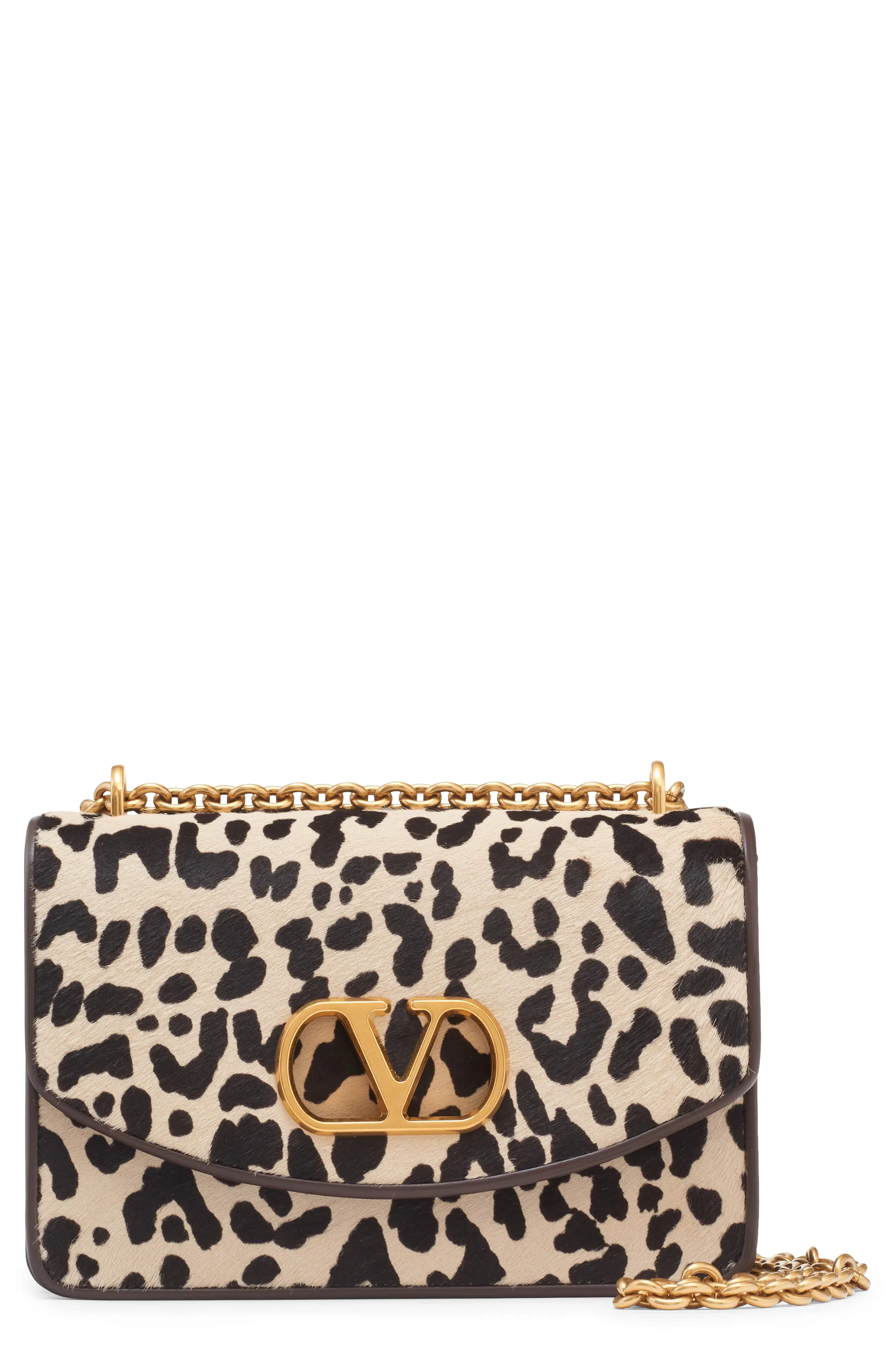 DeVain VLOGO Genuine Calf Hair Shoulder Bag (Women) | Nordstrom | Nordstrom