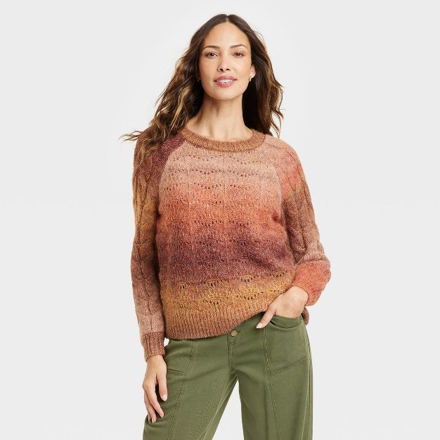 Women's Marled Crewneck Sweater - Knox Rose™ | Target