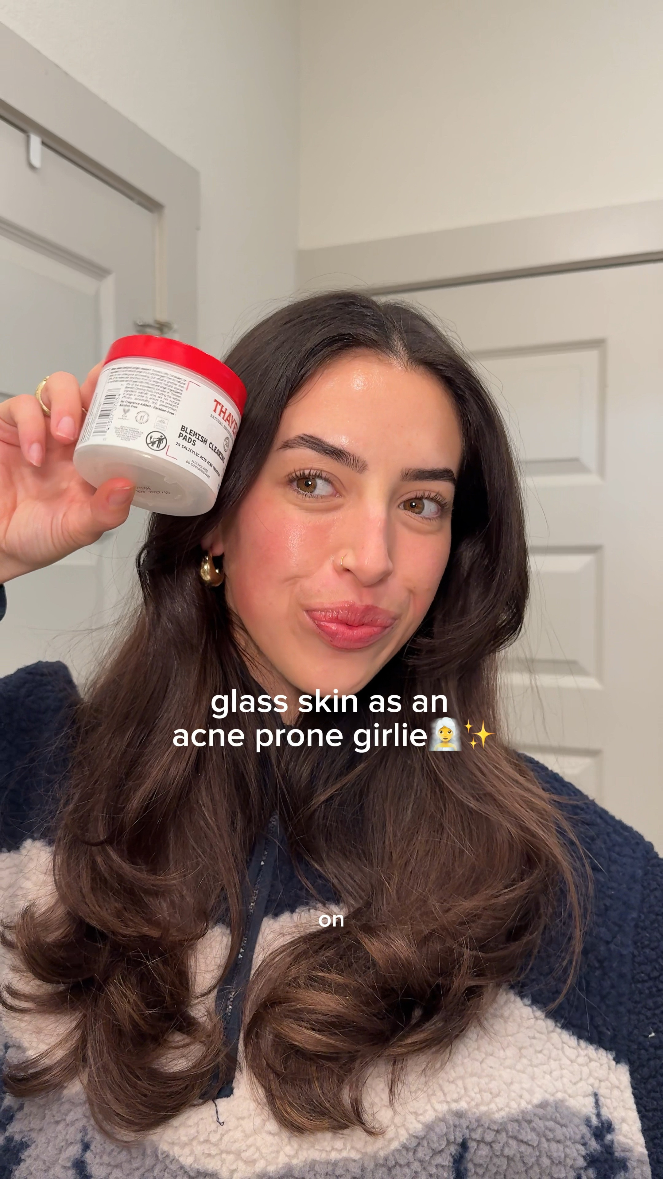 #ad No makeup. No filter. Just really good skincare!!! These @Thayers pads have done wonders for my skin!🤍✨🧖‍♀️ @shop.ltk @Target #TargetPartner #Target #ThayersPartner #targetstyle