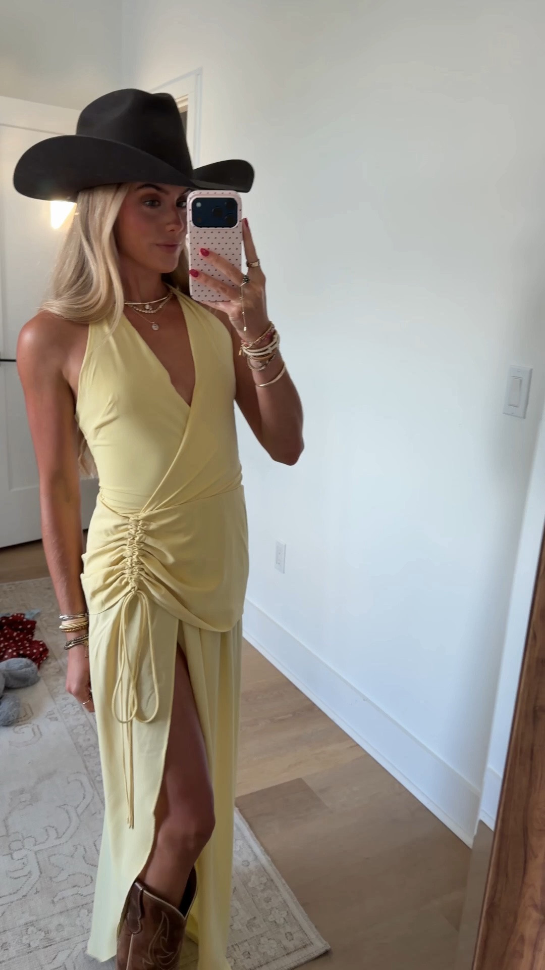 My outfit for the Tim McGraw concert! I’m wearing this fun yellow maxi dress I love the tie details and I paired it with my new @gigipip Wyatt cowboy hat and my idyllwind cowboy boots. My necklaces are all @electricpicks

#LTKootd #LTKdayinmylife #LTKSeasonal