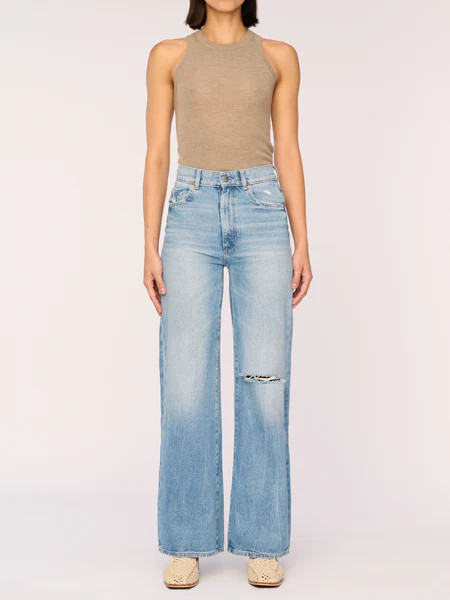 Hepburn Wide Leg High Rise Vintage 32"Jeans | Salton Sea Distressed | DL 1961 Women
