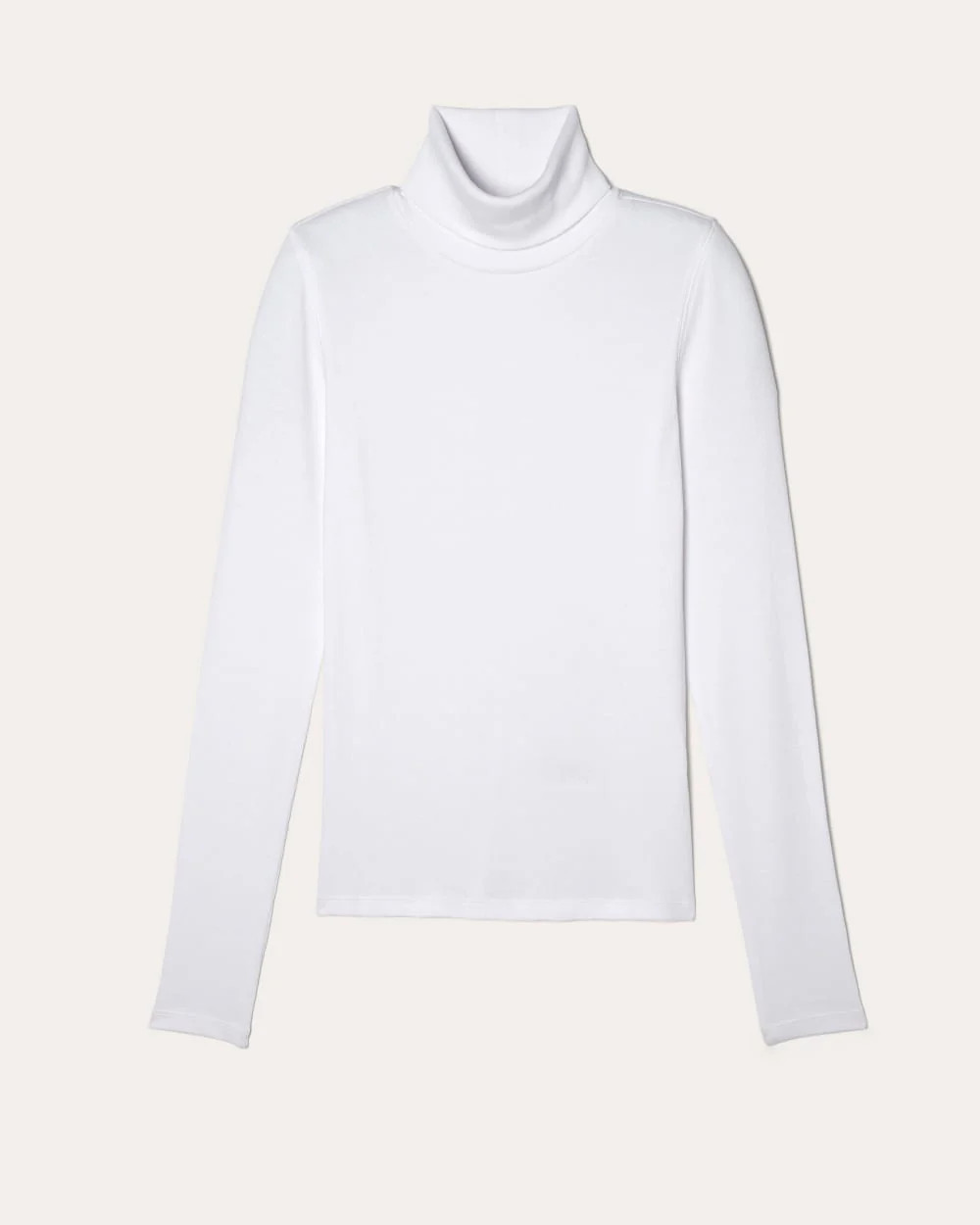 The Luxe Rib Turtleneck | White | Everlane