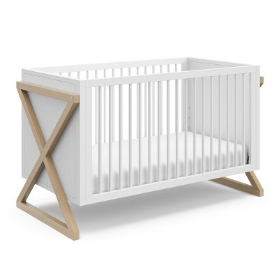 Storkcraft Equinox 3-in-1 Convertible Crib White/Driftwood | Target