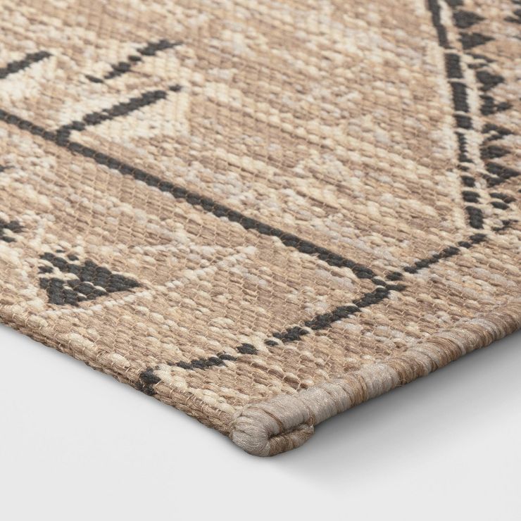 Diamond Moroccan Outdoor Rug Tan - Threshold™ | Target