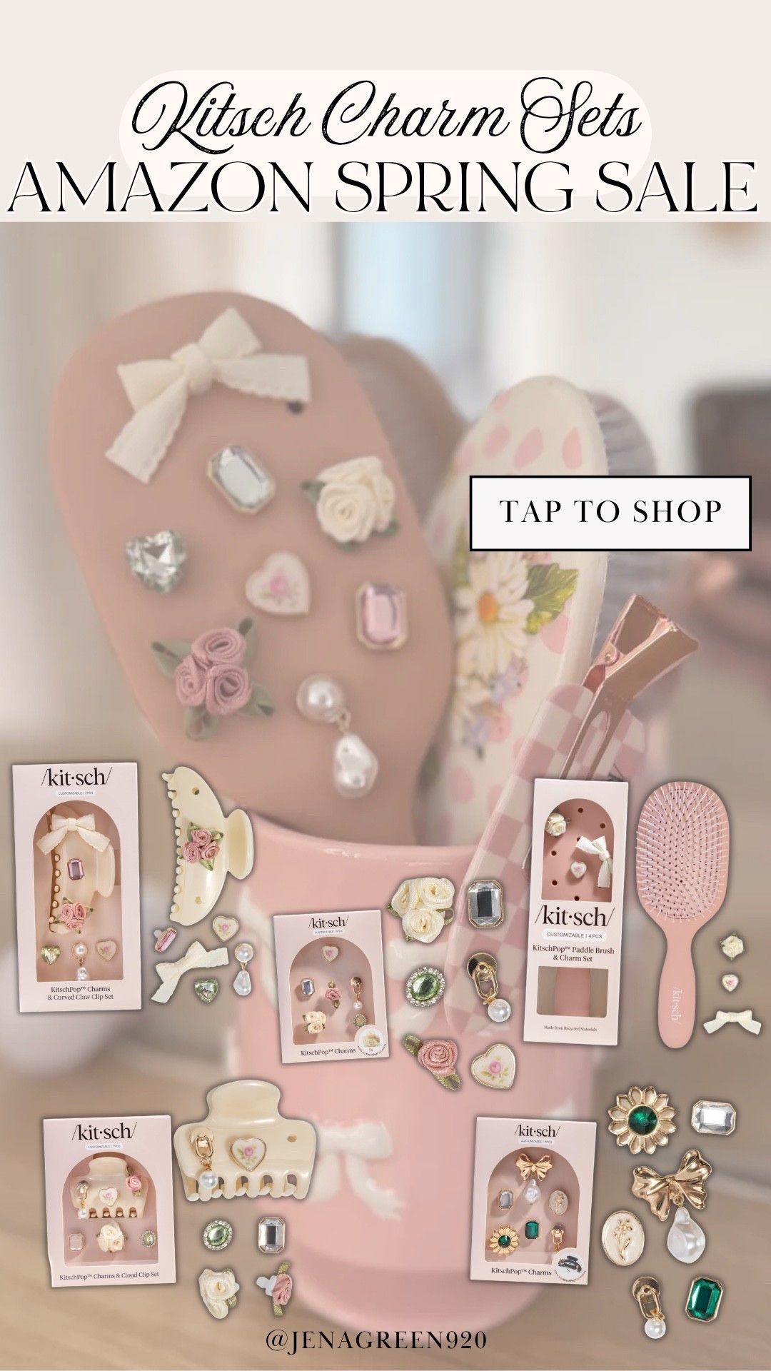 Amazon Spring Sale | Kitsch Charm Set | Charm Brushes | Hair Brush

#LTKBeauty #LTKSaleAlert