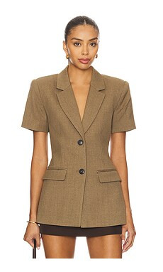 EAVES Tamim Blazer in Olive from Revolve.com | Revolve Clothing (Global)
