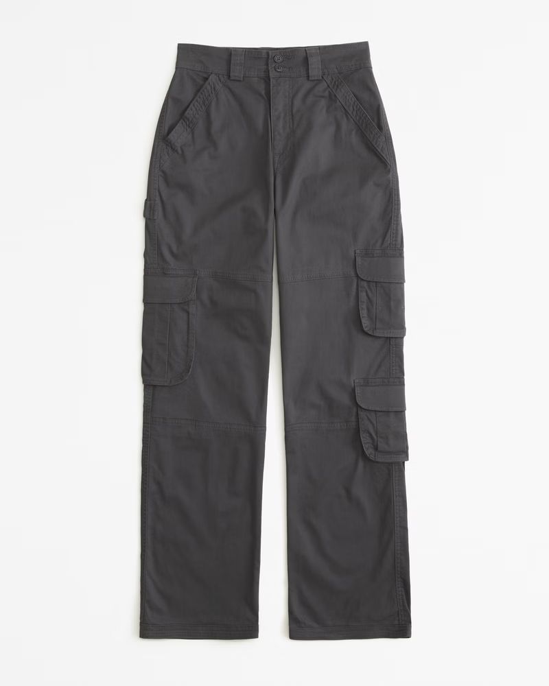 Women's Curve Love Relaxed Cargo Pant | Women's New Arrivals | Abercrombie.com | Abercrombie & Fitch (US)