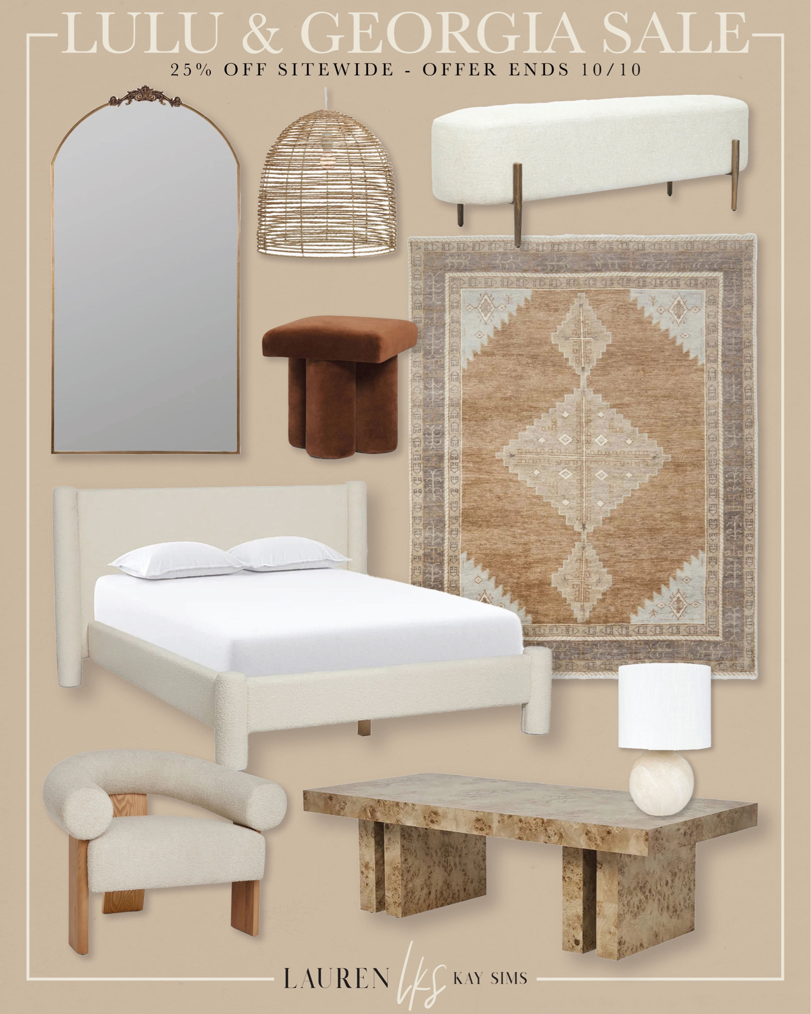 Lulu & Georgia sale: 25% off sitewide ends 10/10

#LTKhome