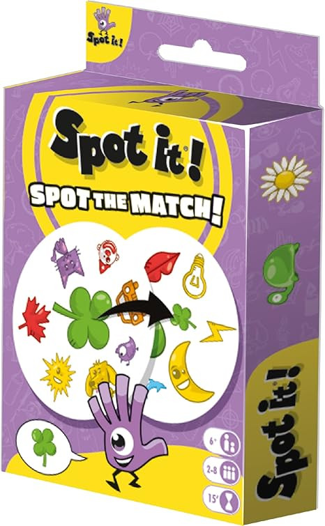 Zygomatic Spot It! Pocket Observation Game - Matching Game for Ages 6+, 2-8 Players, 15 Minute Pl... | Amazon (US)