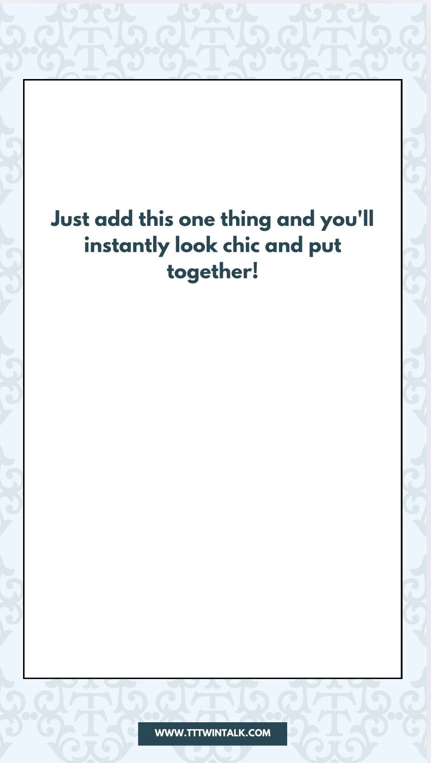 So simple but makes a big impact!