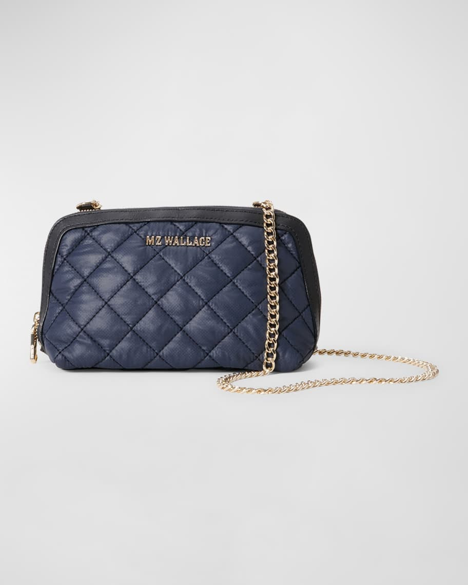 Emily Small Quilted Chain Crossbody Bag | Neiman Marcus