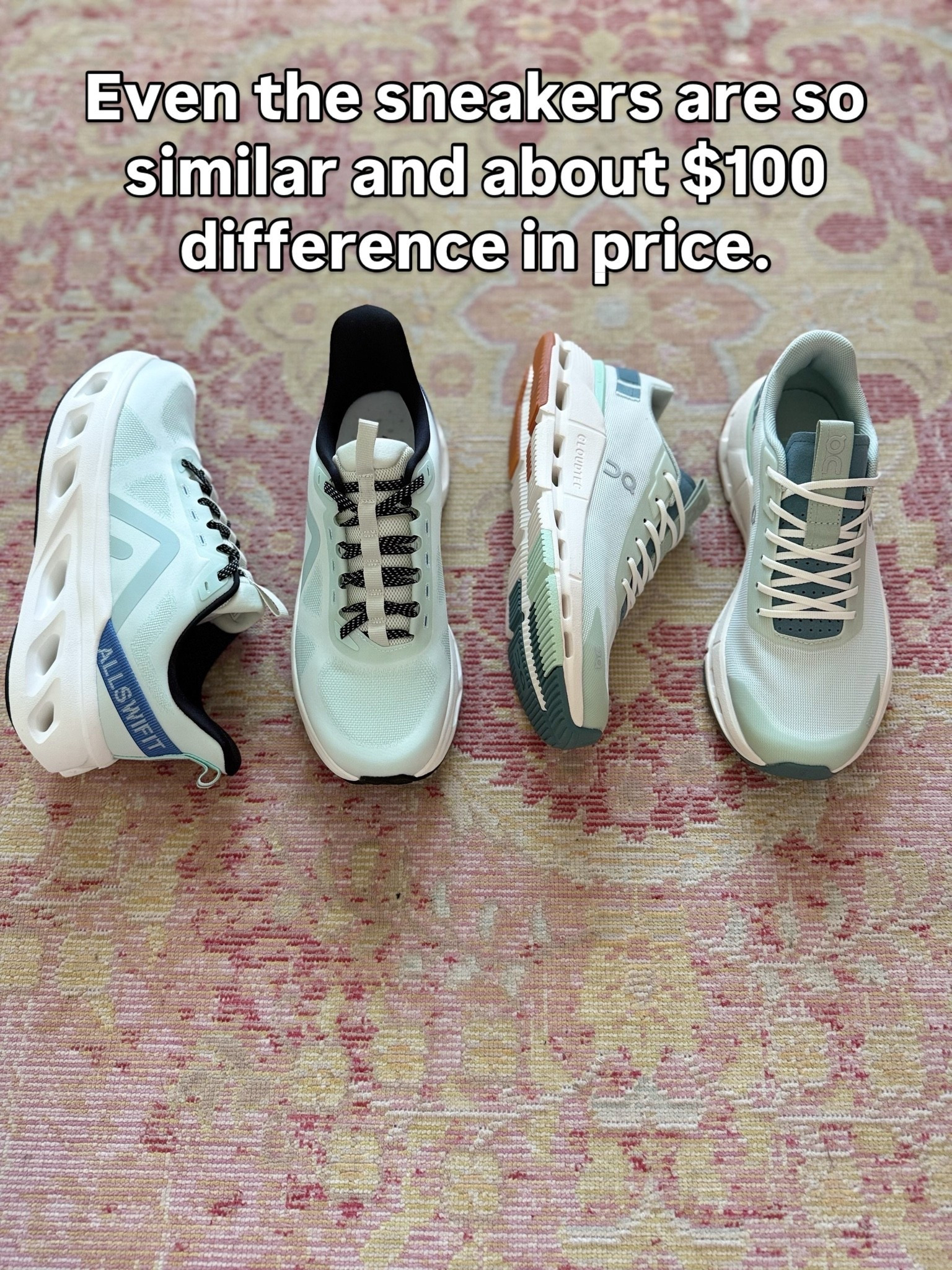 Save vs splurge sneakers