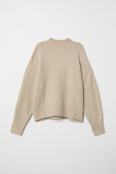 H & M - Fine-knit Sweater - Beige | H&M (US + CA)