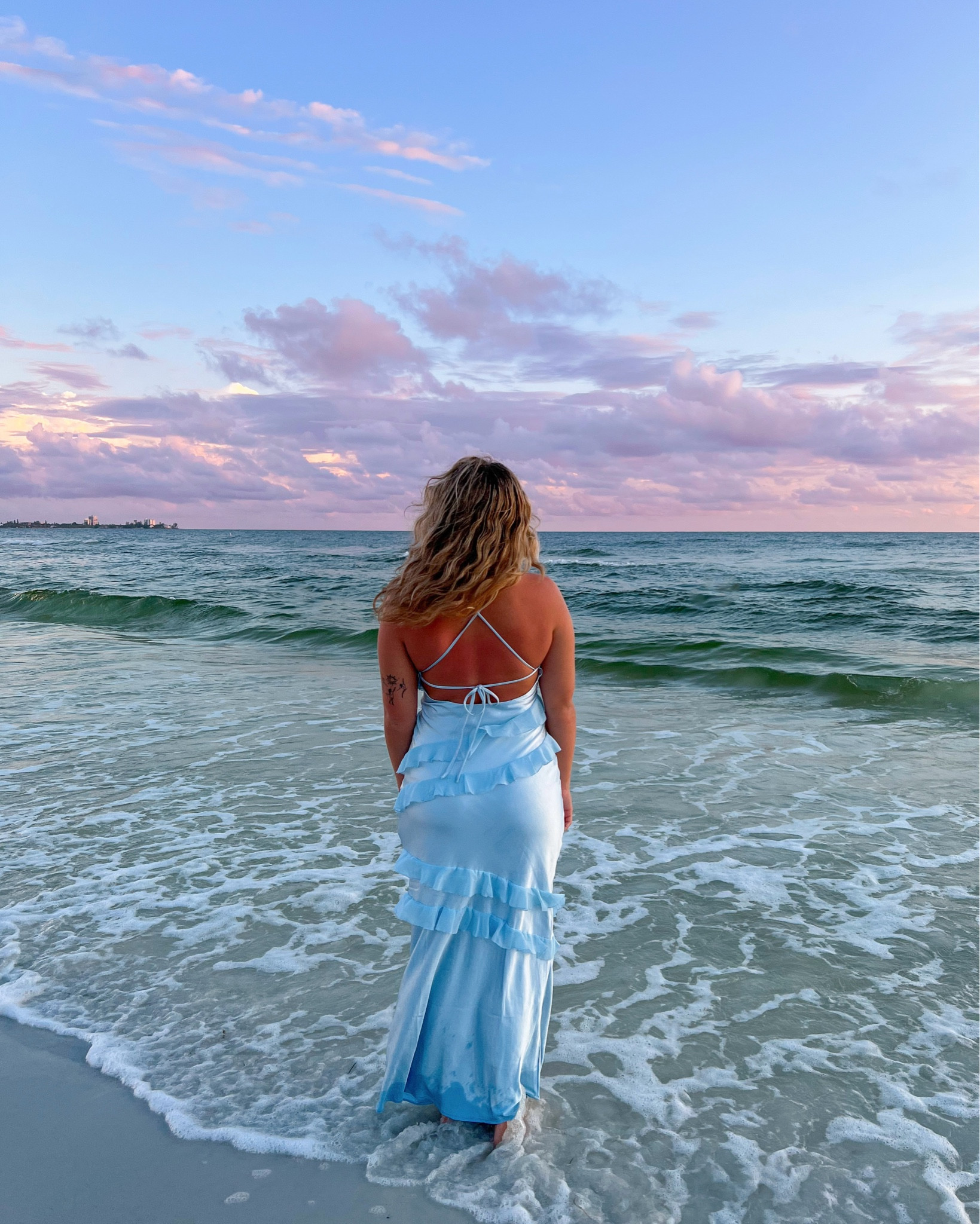 the open back dress of my dreams ✨

#LTKWedding #LTKSeasonal #LTKStyleTip