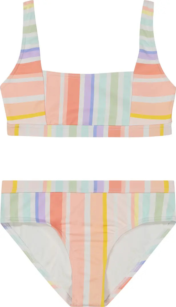Billabong Kids' Sandy Day Stripe Two-Piece Swimsuit | Nordstrom | Nordstrom