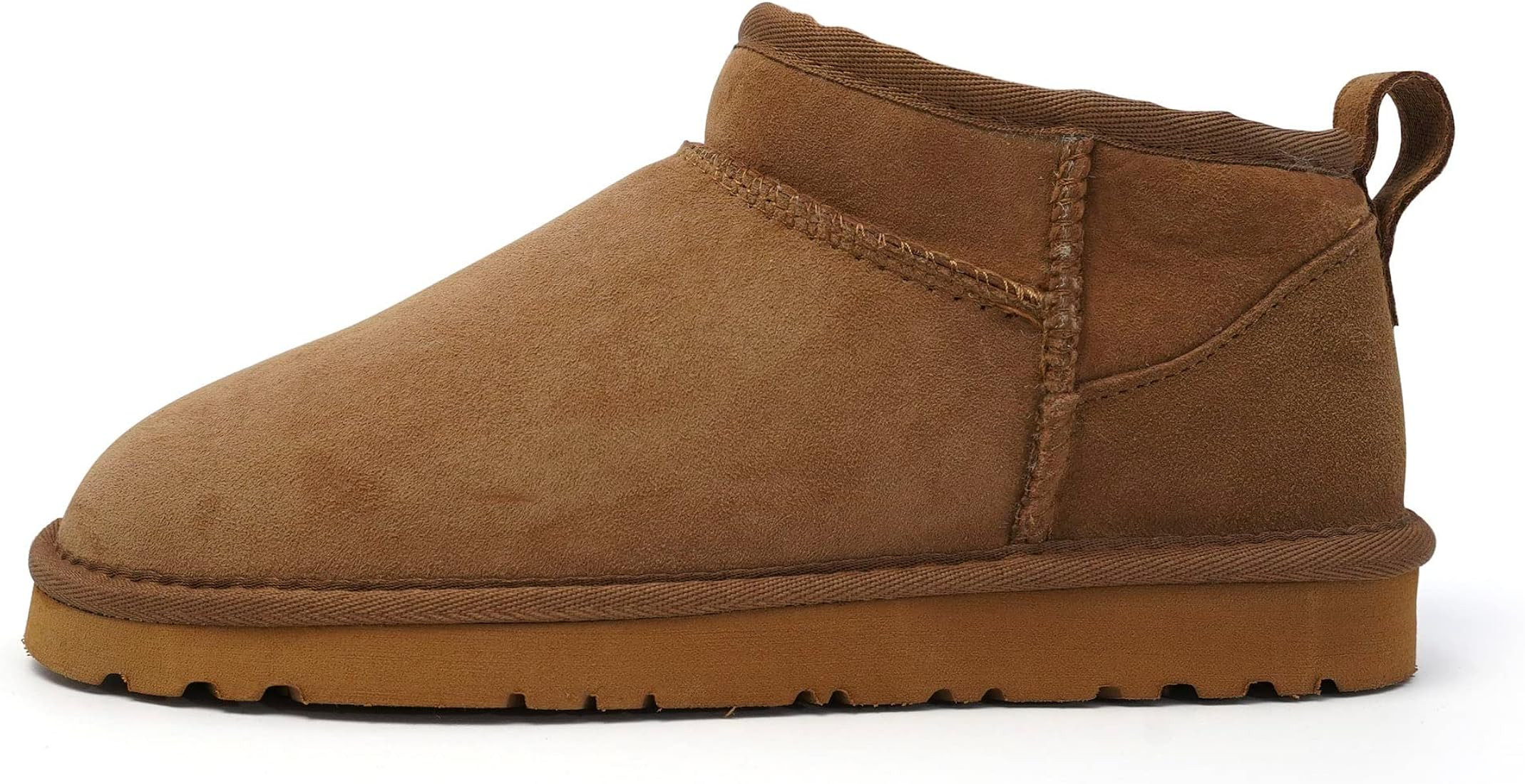 Homeey Women Sheepskin Boots Genuine Twin Face Sheepskin and Shearling Classic Ankle Boots for Women | Amazon (US)