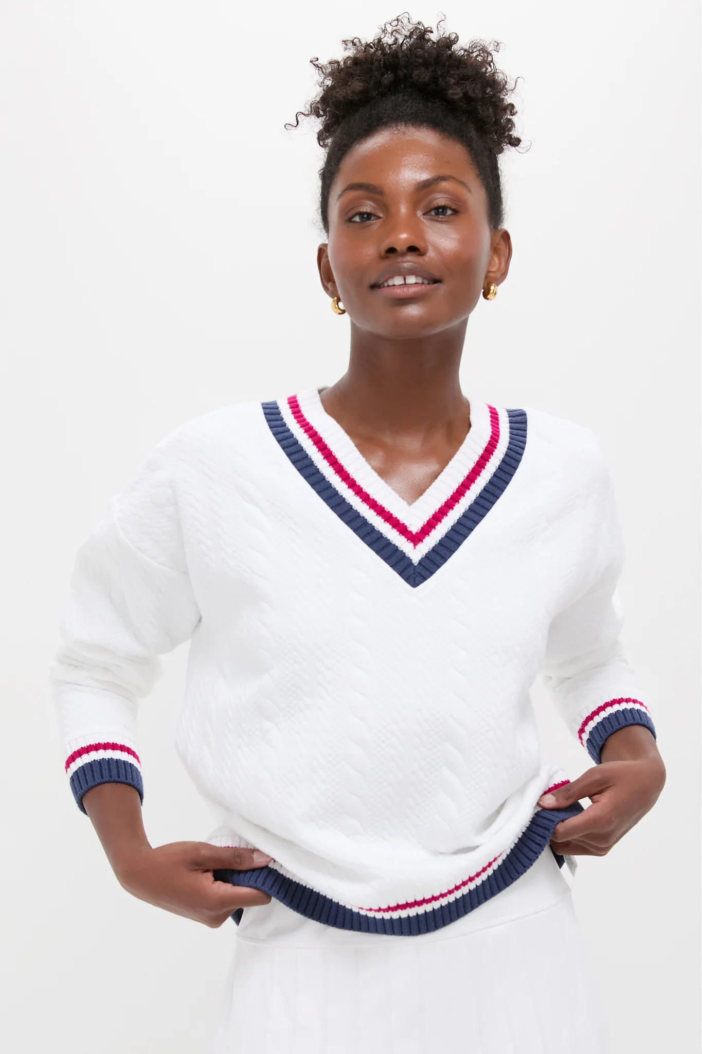 Americana Cable Turner Pullover | Tuckernuck (US)